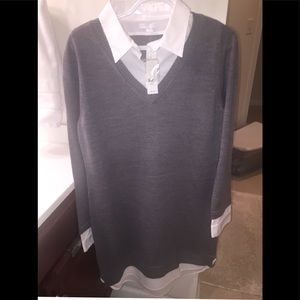 NWT Heather Gray sweater dress for fall!